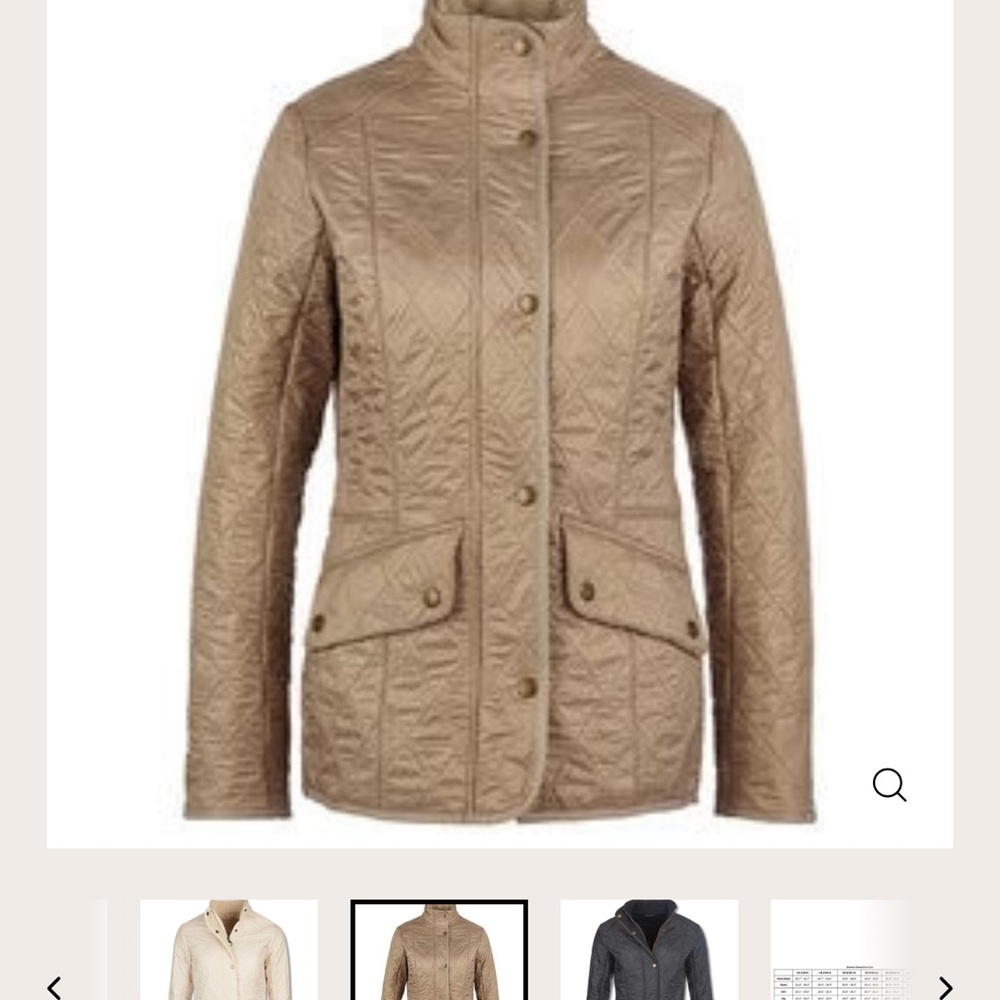 Tan Quilted Jacket